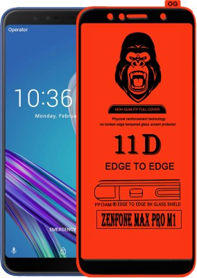 Laxdom Edge To Edge Tempered Glass for Asus Zenfone Max Pro M1(Pack of 1)