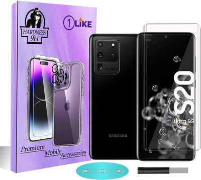 OneLike Edge To Edge Tempered Glass for Samsung Galaxy S20 Ultra(Pack of 1)
