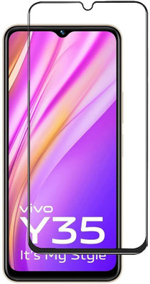 SRT Edge To Edge Tempered Glass for Vivo Y35(Pack of 1)