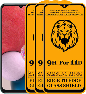 HQ Protection Edge To Edge Tempered Glass for SAMSUNG Galaxy A13 5G(Pack of 3)