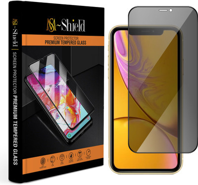 MS-Shield Edge To Edge Tempered Glass for Apple iPhone XR(Pack of 1)