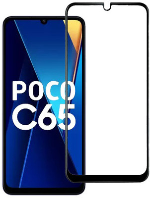 AARERED Edge To Edge Tempered Glass for POCO C65, POCO C65 5G, Poco C65, Poco C65 5G(Pack of 1)