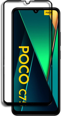 ROYALBASE Edge To Edge Tempered Glass for Redmi 14C 5G,Redmi A4 5G,Poco C75 5G(Pack of 1)