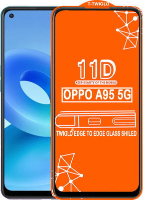 TWIGLO Edge To Edge Tempered Glass for OPPO A95 5G(Pack of 1)
