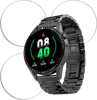 SOMTONE Edge To Edge Tempered Glass for Fire-Boltt Talk 2 Pro Ultra 1.39 inch SMARTWATCH SCREEN GUARD(Pack of 3)