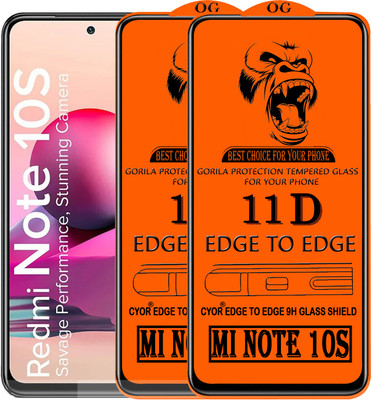 CYOR Edge To Edge Tempered Glass for REDMI NOTE 10S(Pack of 2)