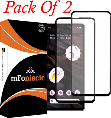 mFoniscie Edge To Edge Tempered Glass for Google Pixel 7A(Pack of 2)