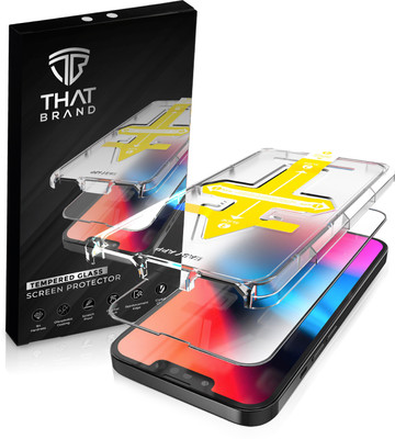 That Brand Edge To Edge Tempered Glass for Apple iPhone 12, iPhone 12 Pro(Pack of 1)