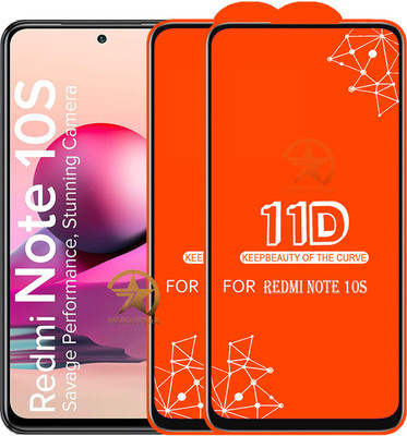 SEVEN7STAR Edge To Edge Tempered Glass for Redmi Note 10S(Pack of 2)