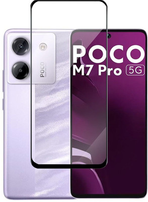 EITANSHA CREATION Edge To Edge Tempered Glass for POCO M7 Pro 5G, POCO M7 Pro(Pack of 1)