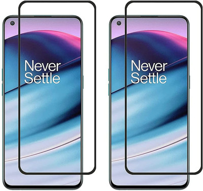 spaziogold Edge To Edge Tempered Glass for ONEPLUS NORD 2T 5G(Pack of 2)