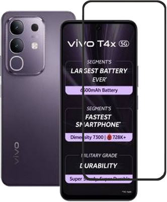 Flipkart SmartBuy Edge To Edge Tempered Glass for Vivo T4x 5G(Pack of 1)