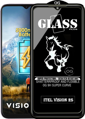 PFOAM Edge To Edge Tempered Glass for ITEL VISION 2S(Pack of 1)