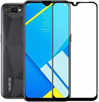 KOKO Edge To Edge Tempered Glass for Realme C2(Pack of 1)