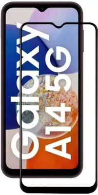 VISHRN CASES Edge To Edge Tempered Glass for SAMSUNG Galaxy A14 5G(Pack of 1)