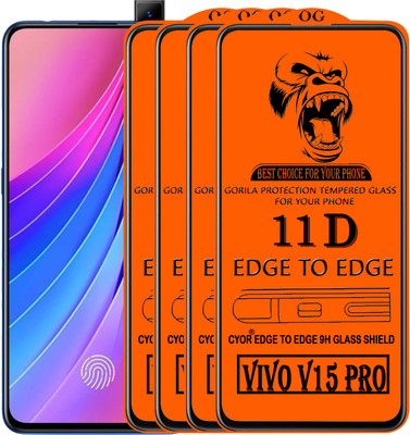 CYOR Edge To Edge Tempered Glass for VIVO V15 PRO(Pack of 4)
