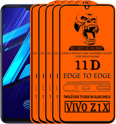 TWIGLO Edge To Edge Tempered Glass for VIVO Z1X(Pack of 5)