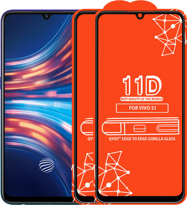 Qyist Edge To Edge Tempered Glass for Vivo S1(Pack of 2)