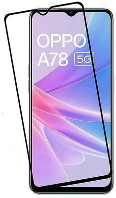 Bodoma Edge To Edge Tempered Glass for Oppo A78 4G(Pack of 1)