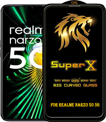 PFOAM Edge To Edge Tempered Glass for REALME NARZO 50 5G(Pack of 1)