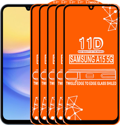 Flipkart SmartBuy Edge To Edge Tempered Glass for SAMSUNG A15 5G(Pack of 5)