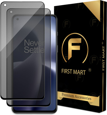 FIRST MART Edge To Edge Tempered Glass for OnePlus Nord 2T 5G, Nord 2T 5G, OnePlus Nord 2 5G, OnePlus Nord CE 5G, Privacy Anti Spy Glass(Pack of 2)