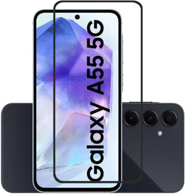 iCopertina Edge To Edge Tempered Glass for SAMSUNG Galaxy A55 5G(Pack of 1)