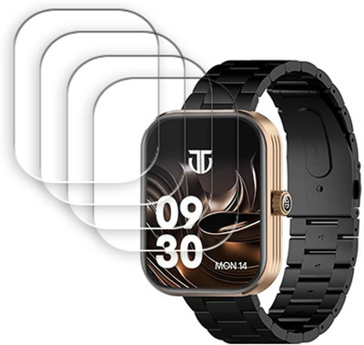 ARBAN Edge To Edge Tempered Glass for Titan Mirage 1.96 inch SMARTWATCH SCREEN GUARD(Pack of 4)