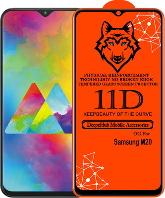 DeepzHub Edge To Edge Tempered Glass for Samsung Galaxy M20(Pack of 1)