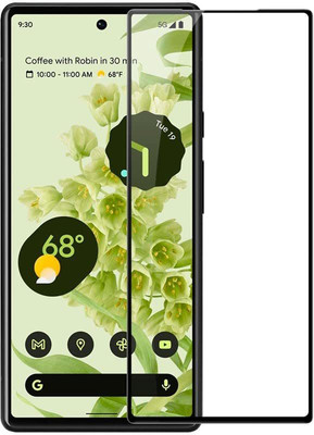 BRENZZ Edge To Edge Tempered Glass for Google Pixel 6A(Pack of 1)