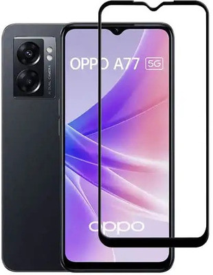 PARANDIV Edge To Edge Tempered Glass for Oppo A77 5G(Pack of 1)