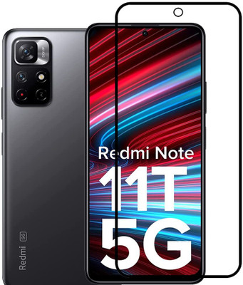 9H Edge To Edge Tempered Glass for Redmi Note 11T 5G (9H Hardness-11D)(Pack of 1)