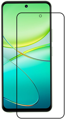 O2MG Edge To Edge Tempered Glass for vivo Y58 5G, vivo Y58(Pack of 1)