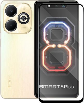 Flipkart SmartBuy Edge To Edge Tempered Glass for Infinix Smart 8 Plus(Pack of 1)