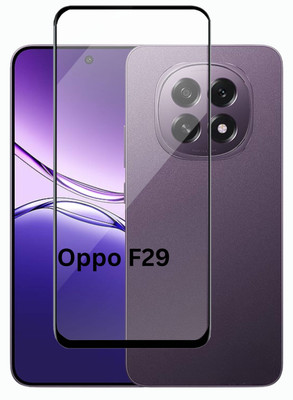 MobieGenie Edge To Edge Tempered Glass for Oppo F29 5G(Pack of 1)