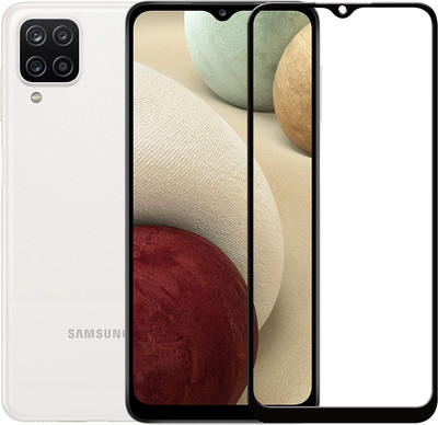 SEVEN7STAR Edge To Edge Tempered Glass for Samsung Galaxy A12(Pack of 1)