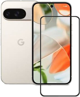 DSCASE Edge To Edge Tempered Glass for Google Pixel 9, Pixel 9(Pack of 1)