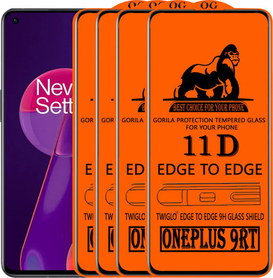 TWIGLO Edge To Edge Tempered Glass for ONEPLUS 9RT(Pack of 4)
