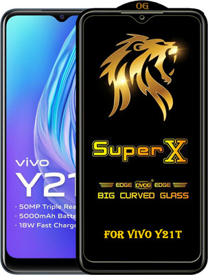 PFOAM Edge To Edge Tempered Glass for VIVO Y21T(Pack of 1)