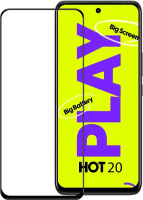 Ten To 11 Edge To Edge Tempered Glass for Infinix Hot 20 Play(Pack of 1)