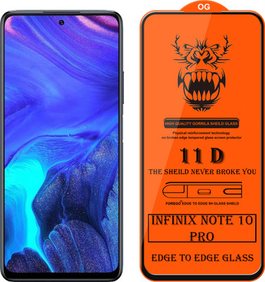 Forego Edge To Edge Tempered Glass for Infinix Note 10 Pro(Pack of 1)