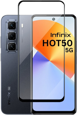 KWINE CASE Edge To Edge Tempered Glass for Infinix Hot 50 5G(Pack of 1)