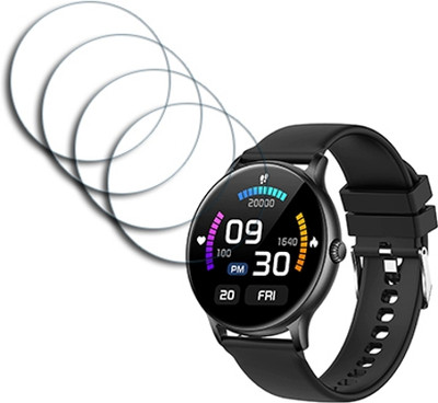 ARBAN Edge To Edge Tempered Glass for Fire-Boltt Phoenix Smart Watch with Bluetooth Calling 1.3 inch SMARTWATCH SCREEN GUARD(Pack of 4)