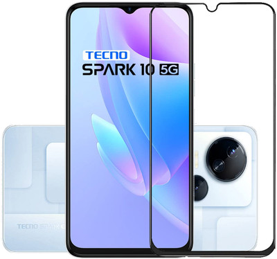 INFINITYWORLD Edge To Edge Tempered Glass for Tecno Spark 10 5G(Pack of 1)