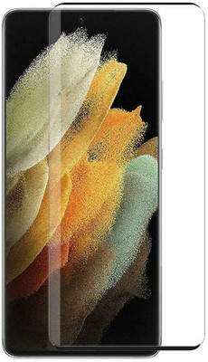 OneLike Edge To Edge Tempered Glass for Samsung Galaxy S21 Ultra, | Primium Quality Curved UV Glass(Pack of 1)