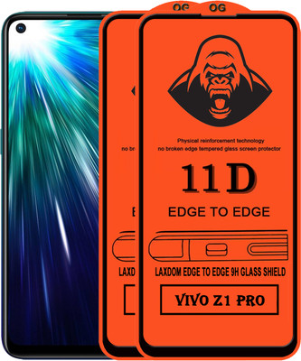 Laxdom Edge To Edge Tempered Glass for VIVO Z1 PRO(Pack of 2)
