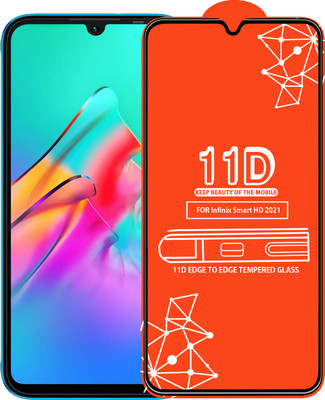 Roxel Edge To Edge Tempered Glass for Infinix Smart Hd 2021(Pack of 1)