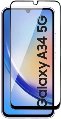 SB SHILD Edge To Edge Tempered Glass for Samsung A34 5G(Pack of 1)