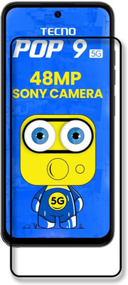 INFINITYWORLD Edge To Edge Tempered Glass for Tecno POP 9 5G(Pack of 1)