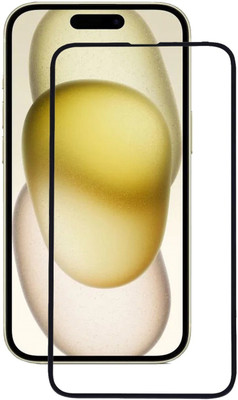 INFINITYWORLD Edge To Edge Tempered Glass for Apple iphone 15, iphone 15(Pack of 1)